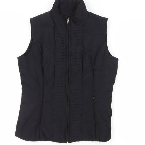 Marks and Spencer Women Black Regular Fit Waistcoat S