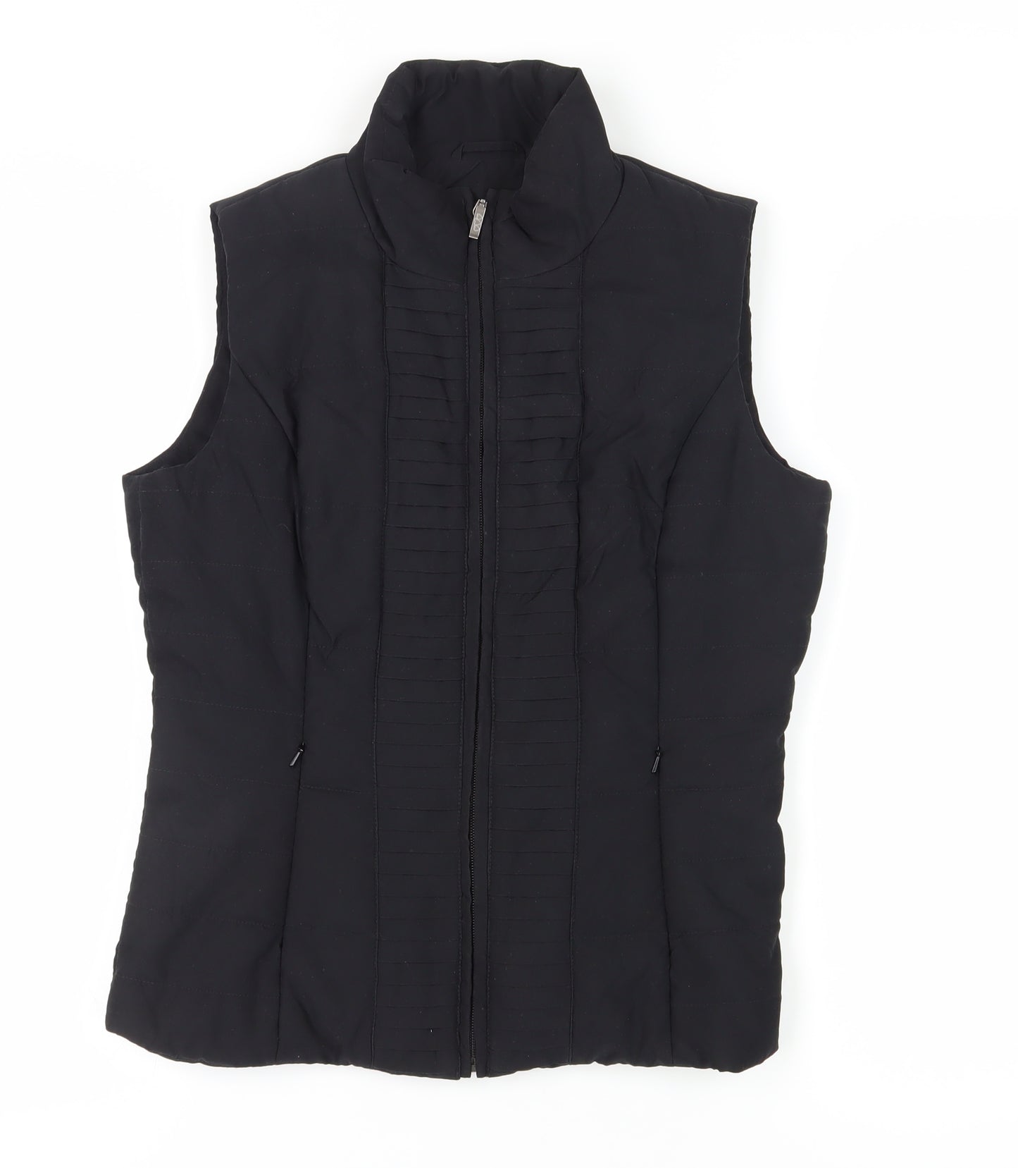 Marks and Spencer Women Black Regular Fit Waistcoat S