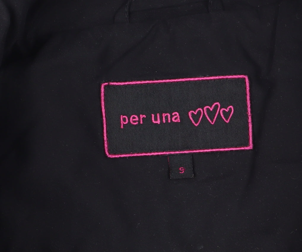 Marks and Spencer Women Black Regular Fit Waistcoat S