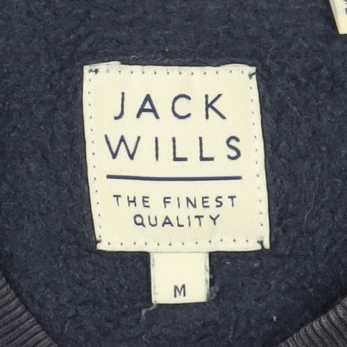 Jack Wills Men's Black Pullover Sweatshirt M
