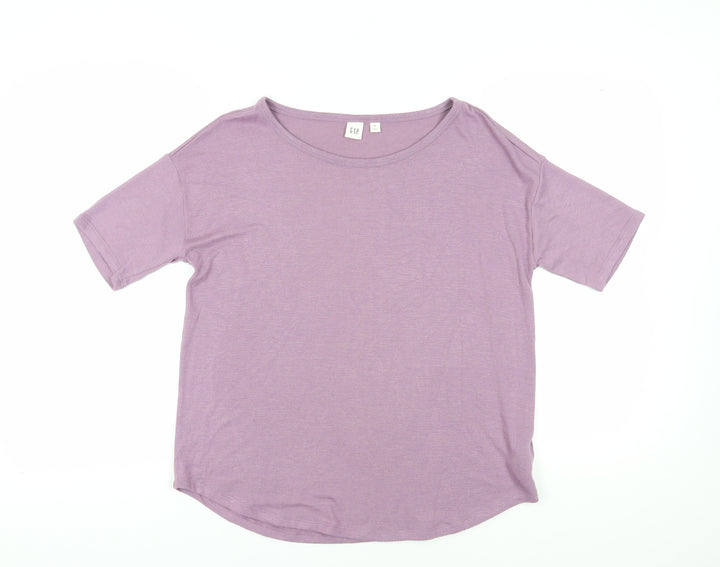 GAP Women's Purple M Basic T-Shirt Casual Wear