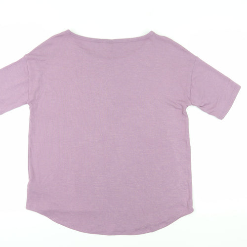 GAP Women's Purple M Basic T-Shirt Casual Wear