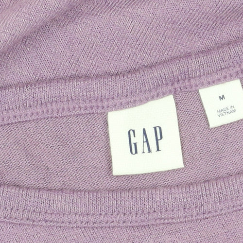 GAP Women's Purple M Basic T-Shirt Casual Wear