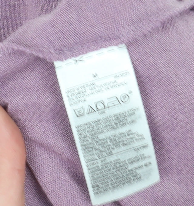 GAP Women's Purple M Basic T-Shirt Casual Wear