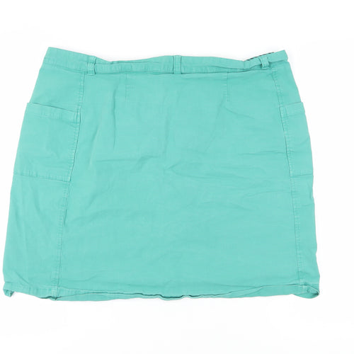 Seasalt Women’s Green Cotton Pencil Skirt Size 20
