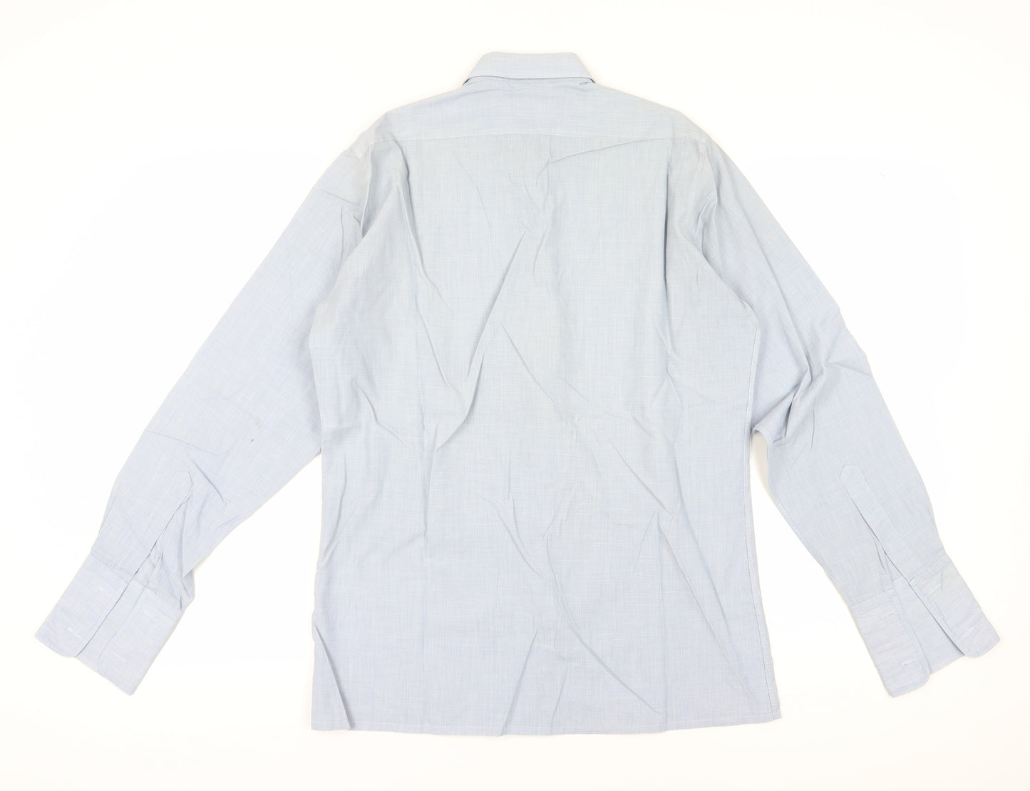 Debenhams Men's Blue Dress Shirt, Size 39, Long Sleeve