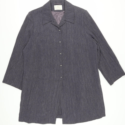 Ann Harvey Women's Grey Overcoat Size 18