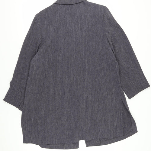 Ann Harvey Women's Grey Overcoat Size 18