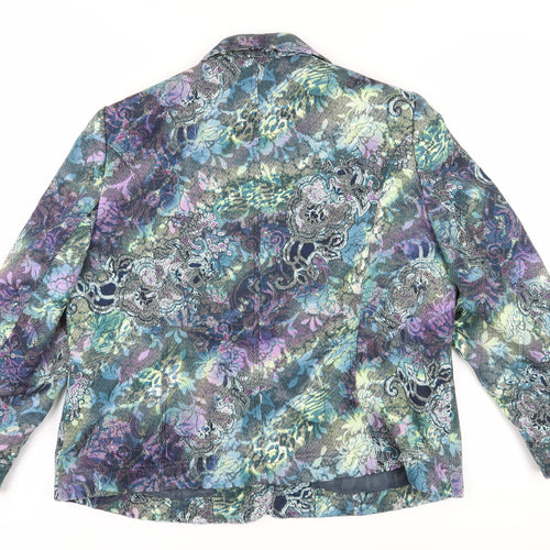 Viyella Women's Multicoloured Floral Jacket Size 18 Classic