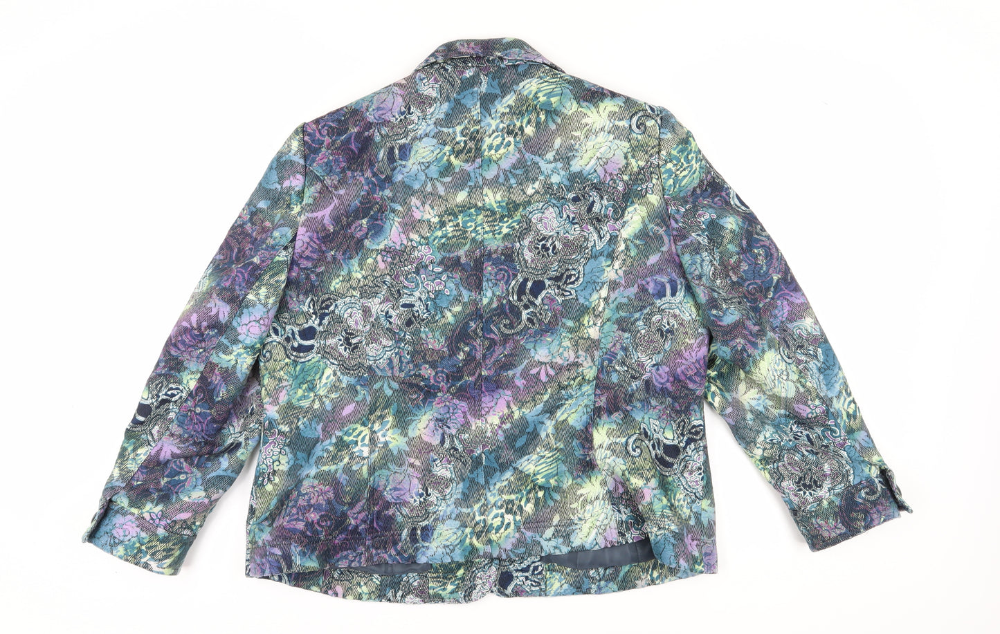 Viyella Women's Multicoloured Floral Jacket Size 18 Classic