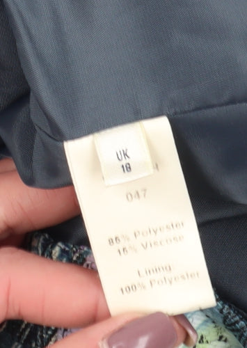 Viyella Women's Multicoloured Floral Jacket Size 18 Classic