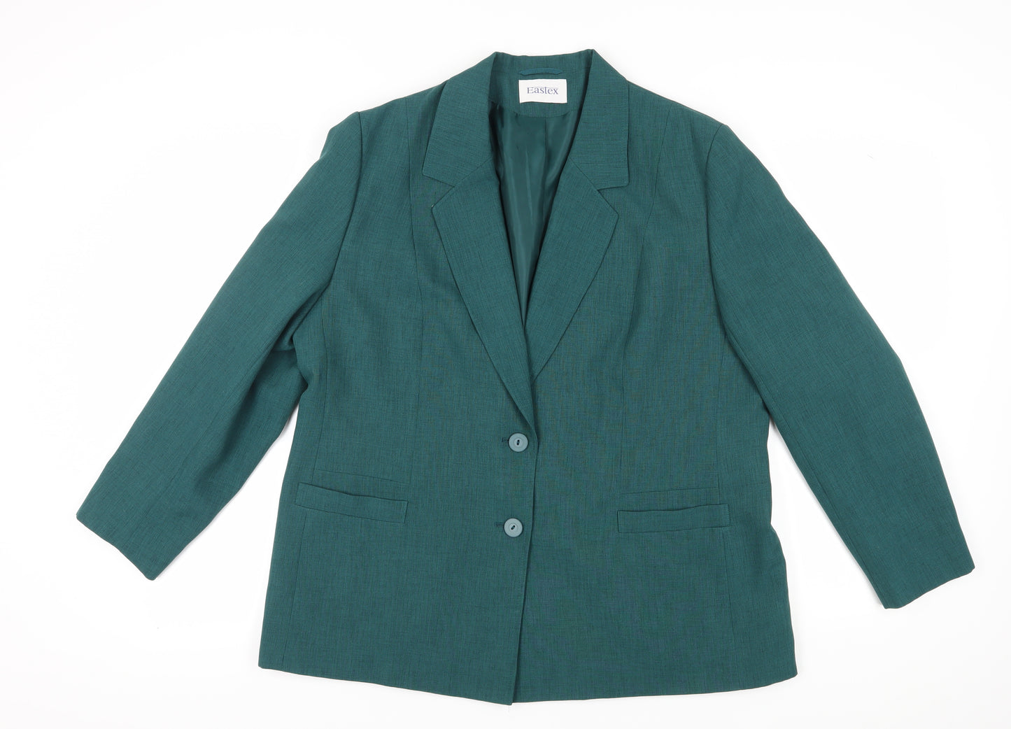 Eastex Women's Green Suit Jacket Size 20 - Formal, Autumn