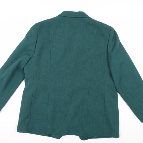 Eastex Women's Green Suit Jacket Size 20 - Formal, Autumn