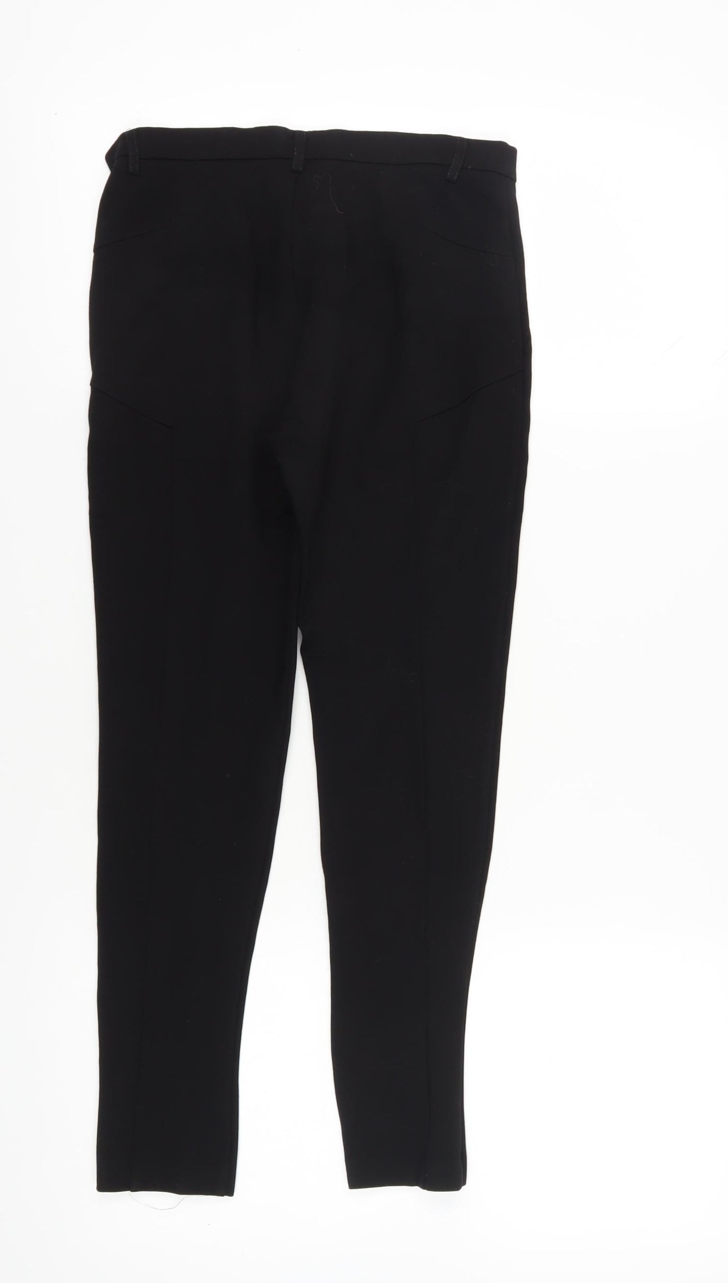 Zara Women's Black Skinny Trousers Size 12