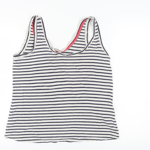 Joules Women's Multicoloured Striped Tank Top Size 16