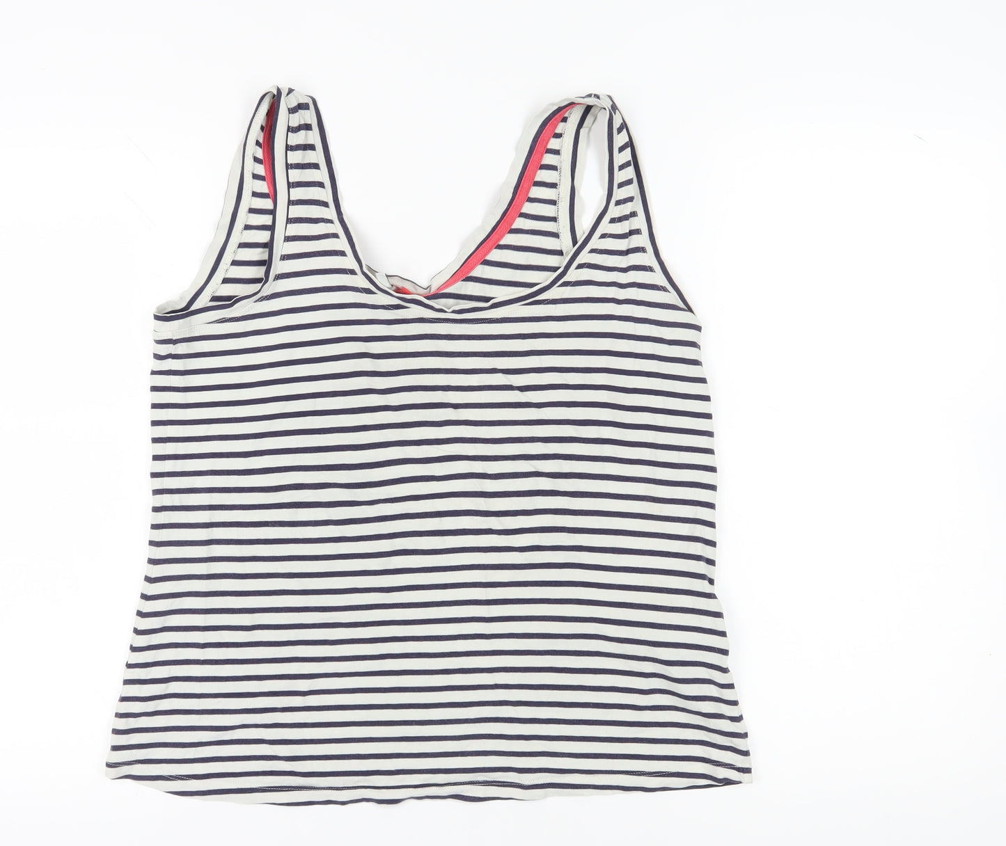 Joules Women's Multicoloured Striped Tank Top Size 16