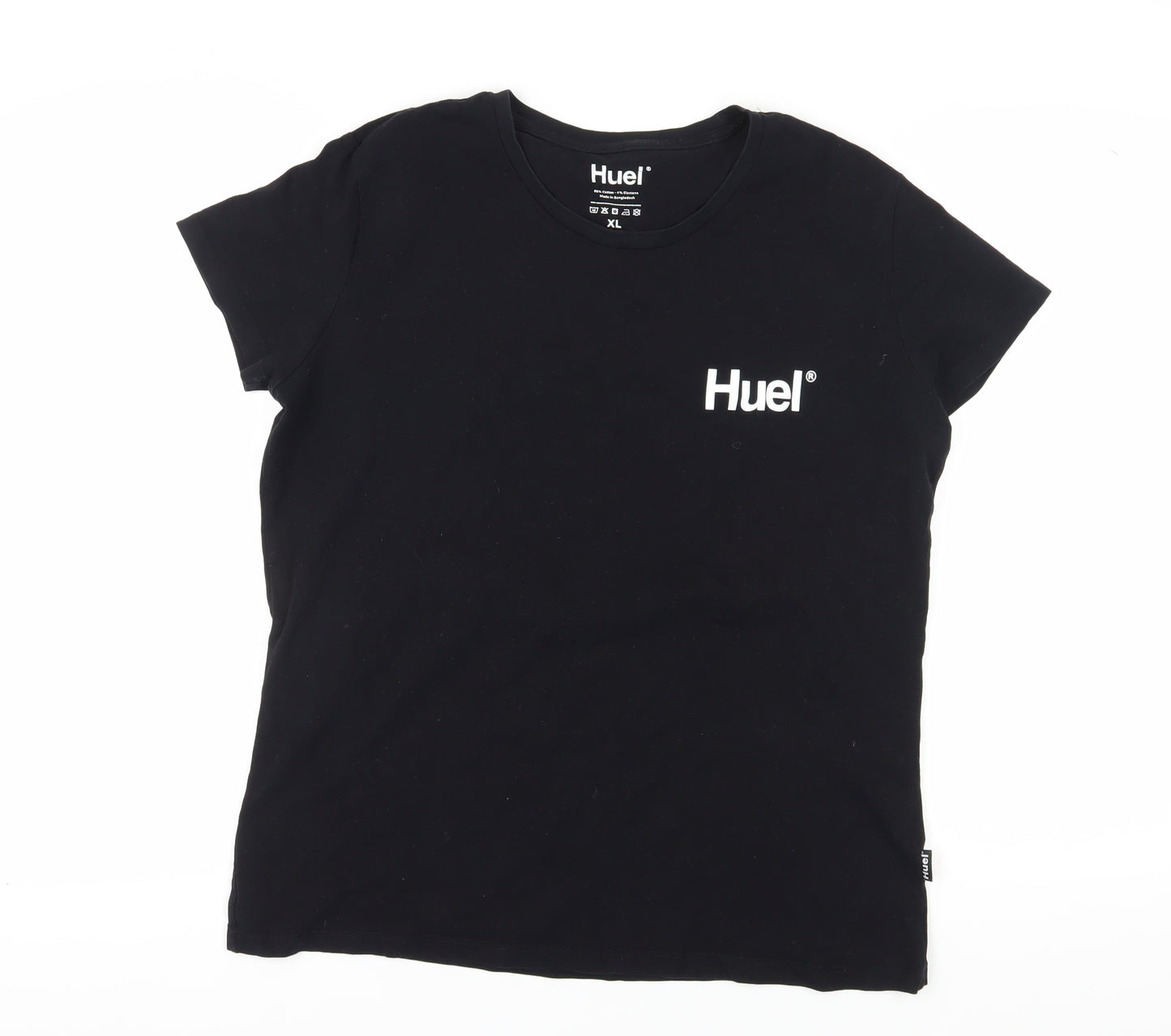 Huel Black XL T-Shirt Men Unisex Adults Cotton