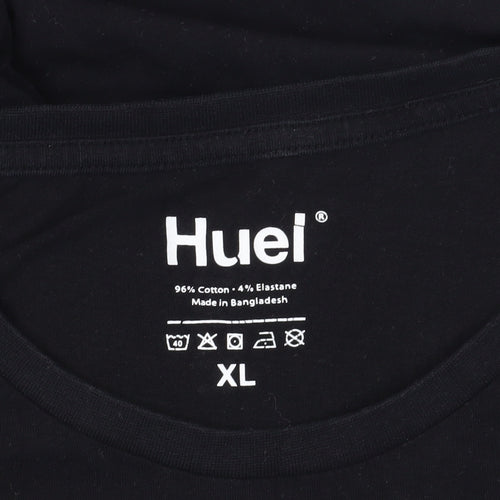 Huel Black XL T-Shirt Men Unisex Adults Cotton