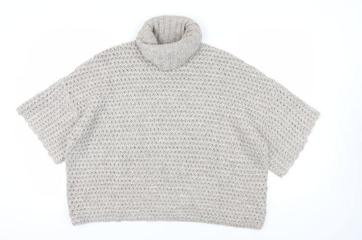 Phase Eight Women's Beige Roll Neck Knit Jumper