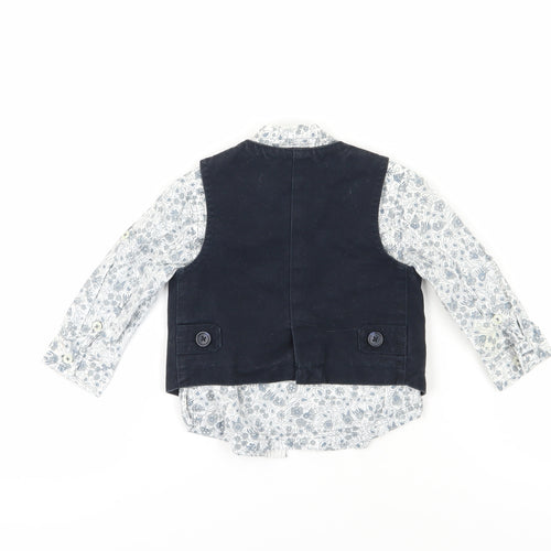 Monsoon Unisex Baby Waistcoat Black 18-24 Months Stylish