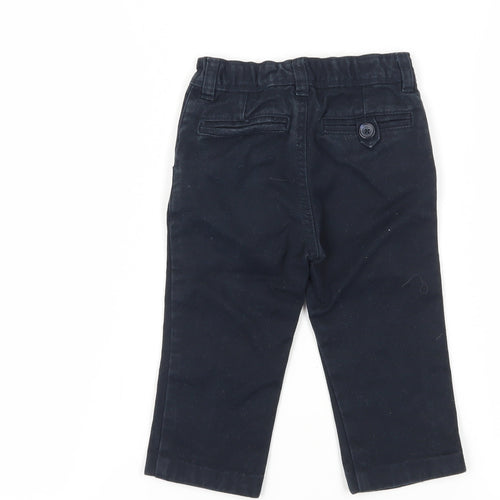 Monsoon Boys Blue Trousers 18-24 Months Adjustable Waist