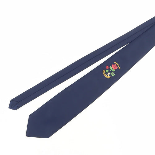 Grand Slam England Rugby 1979-1980 Vintage Men's Blue Tie