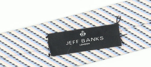 Jeff Banks Men's Multicoloured Silk Slim Tie