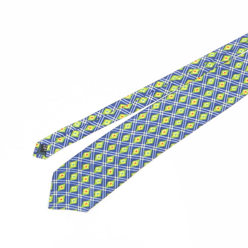 Pierre Cardin Men's Blue Silk Floral Tie