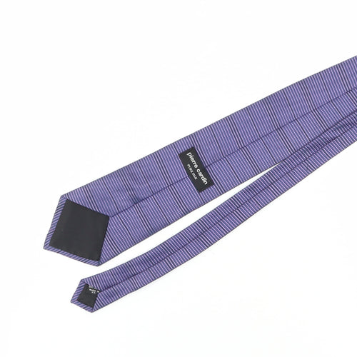 Pierre Cardin Men's Purple Striped Silk Tie