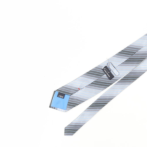 Daniel Hechter Men's Striped Blue Silk Tie