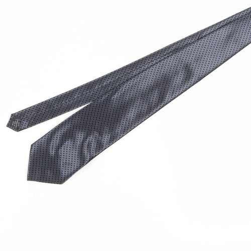 Thomas Nash Men's Black Geometric Tie