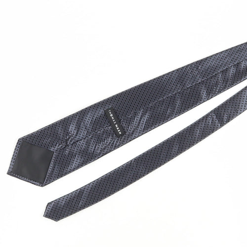 Thomas Nash Men's Black Geometric Tie