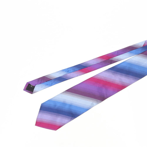 Pierre Cardin Men’s Multicoloured Striped Silk Tie