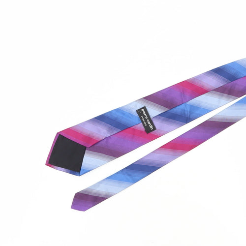 Pierre Cardin Men’s Multicoloured Striped Silk Tie