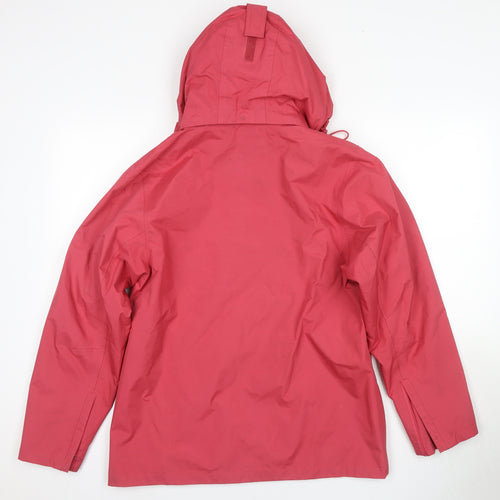 Peter Storm Women's Red Waterproof Hooded Rain Jacket 12
