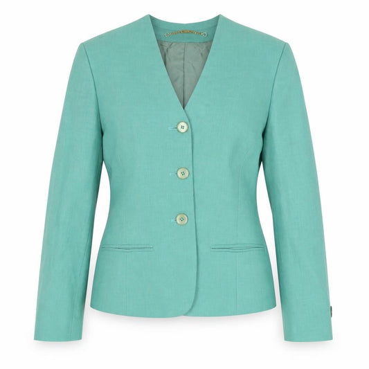 Front view of Viyella Women’s Green, size UK 8, suit jacket