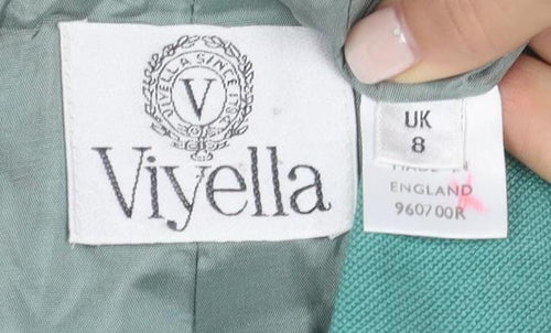 Viyella Women’s Green Size 8 Blazer Suit Jacket