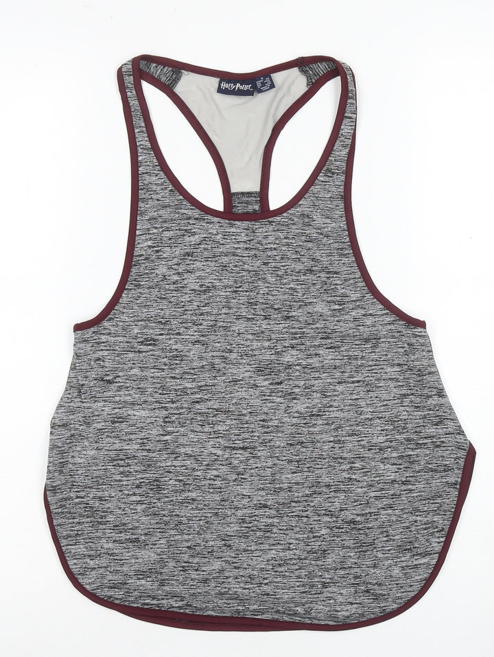 Harry Potter Unisex Grey Tank Top S Jersey Novelty