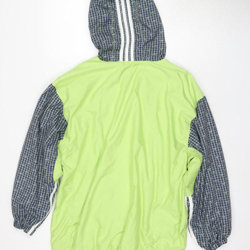 Adidas Women's Green Windbreaker Jacket Size 12