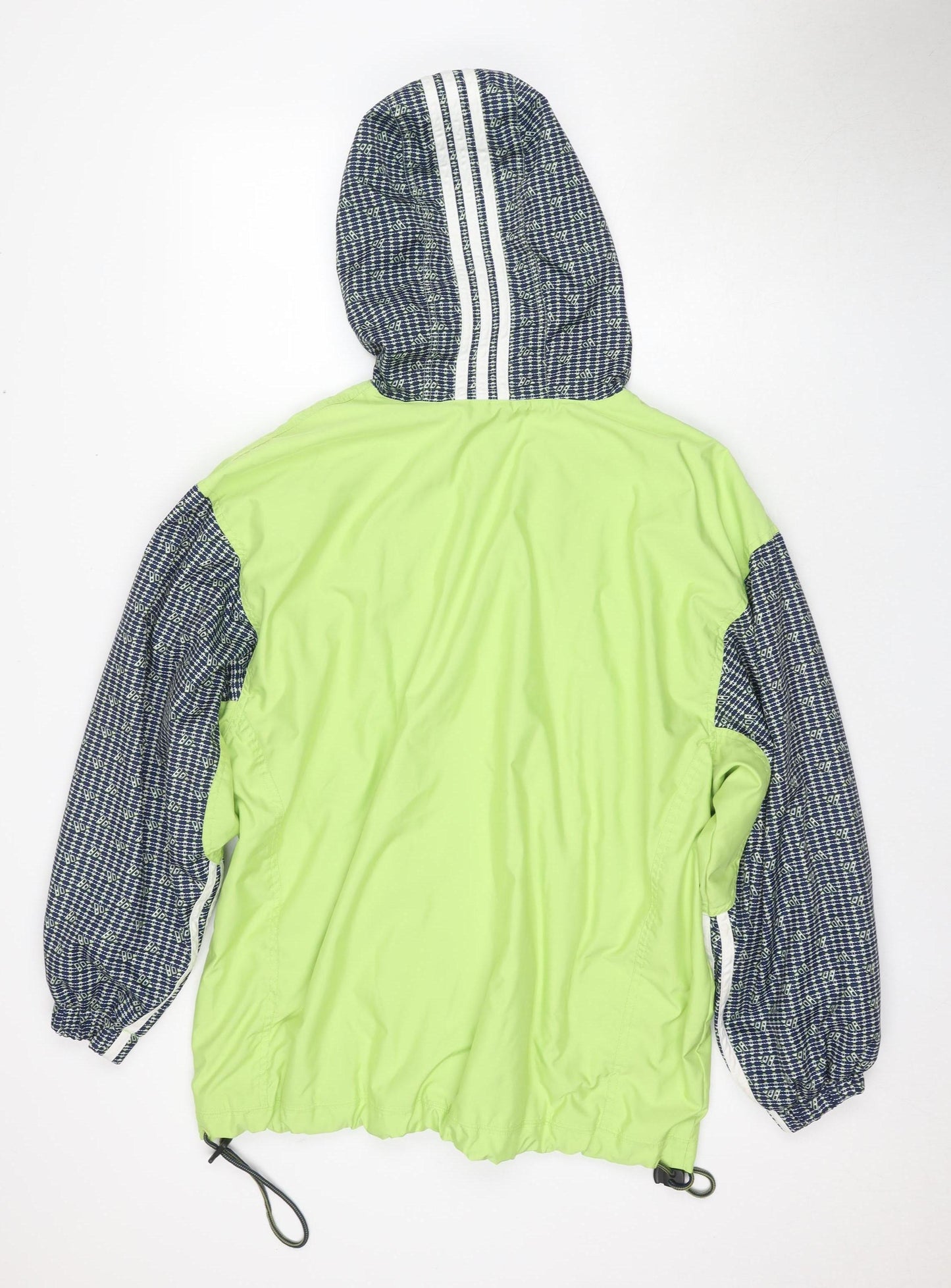 Adidas Women's Green Windbreaker Jacket Size 12