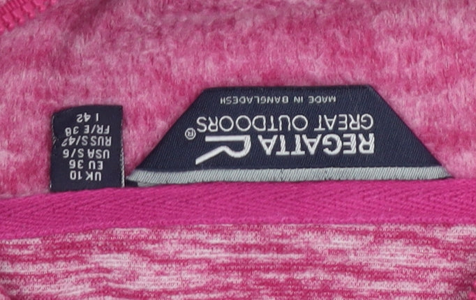 Regatta Pink Fleece Pullover, Women's UK 10, Lightweight