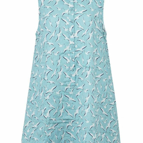 Country to Coast Women's Blue Cotton Shift Dress Size 10