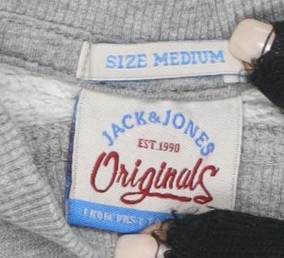 Jack & Jones Grey Sleeveless Crew Neck T-Shirt M