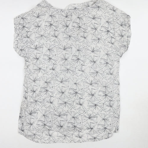White Stuff Women's Floral V-Neck Blouse, Size 8