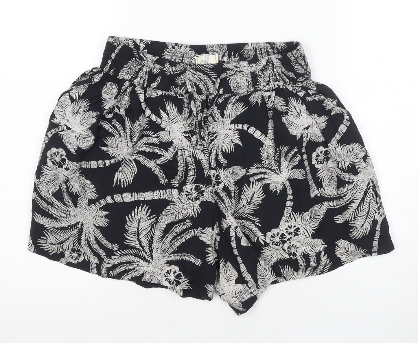 Fat Face Women's Black Culotte Shorts Size 10