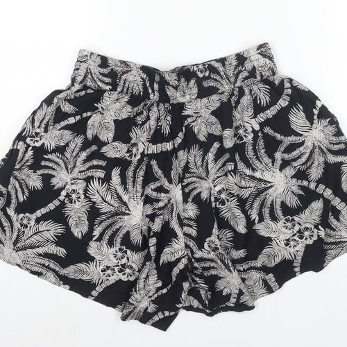 Fat Face Women's Black Culotte Shorts Size 10