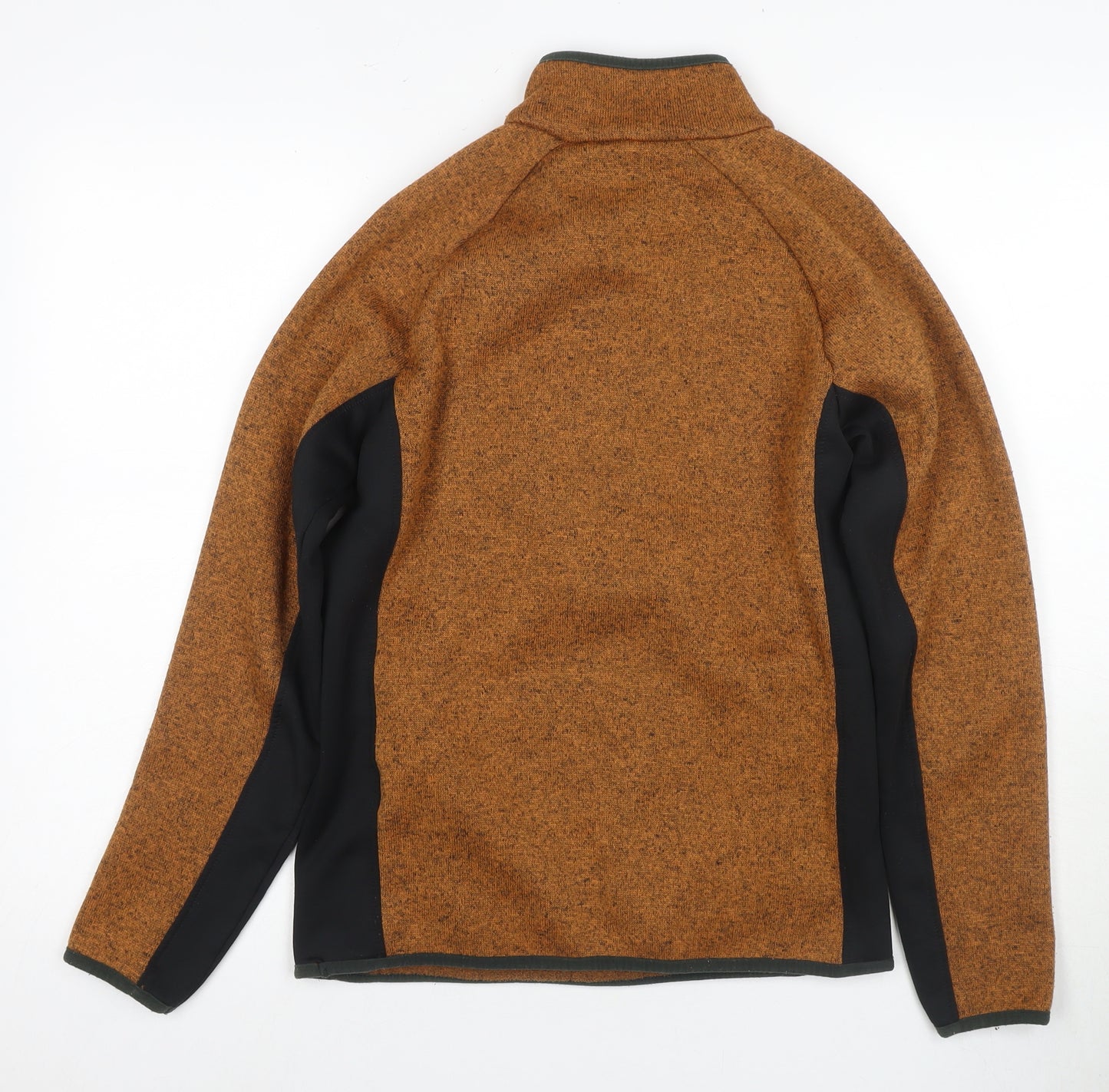 Mountain Warehouse Men's Brown 1/4 Zip Sweatshirt S