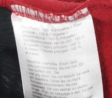 Regatta Men's Red Fleece 1/4 Zip Sweatshirt Size L