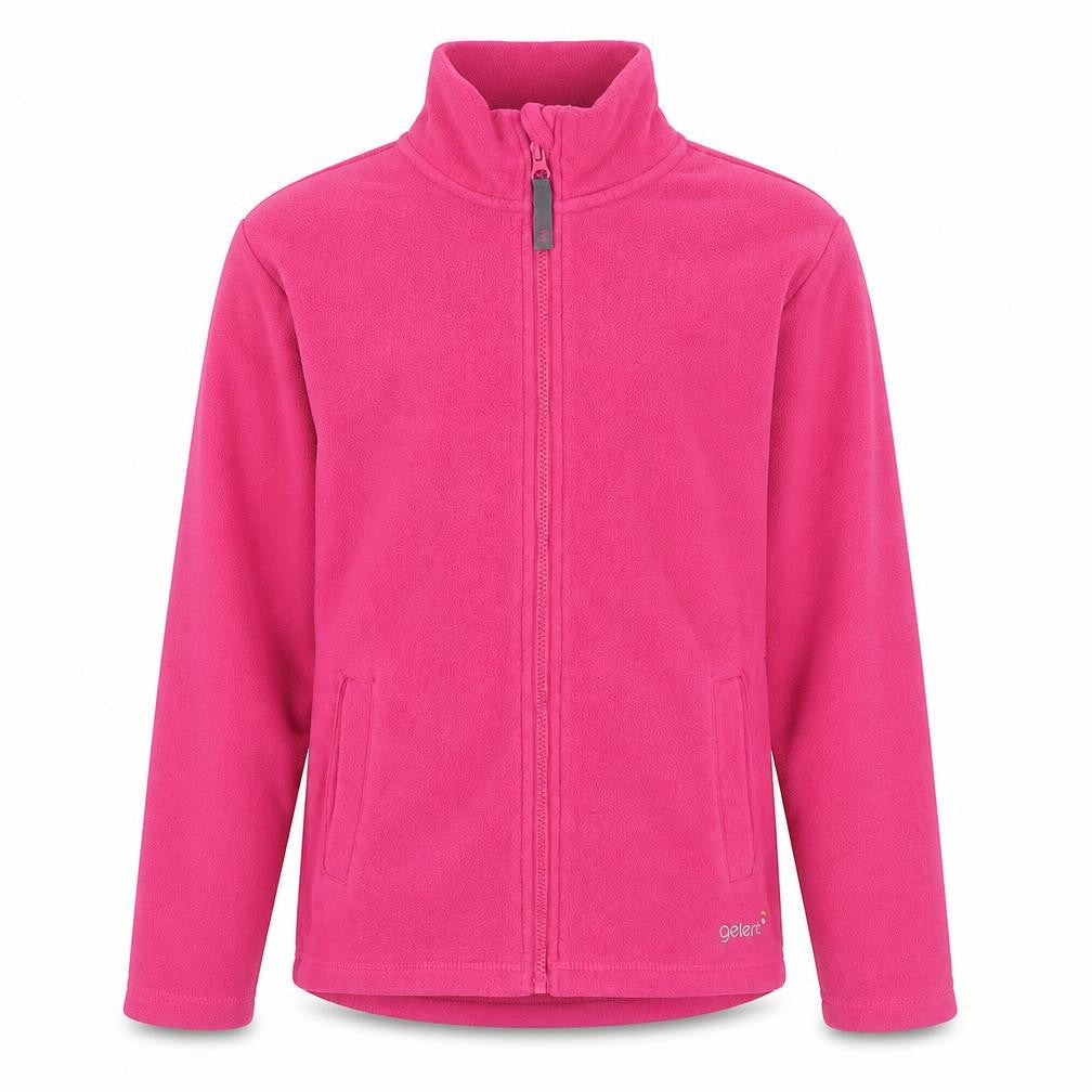 Gelert Girls Pink Full Zip Fleece Hoodie – Size L, Autumn/Winter Essential