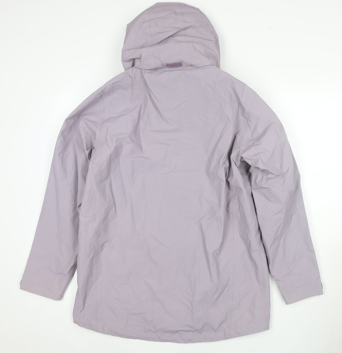 Weird Fish Women's Purple Waterproof Rain Coat M